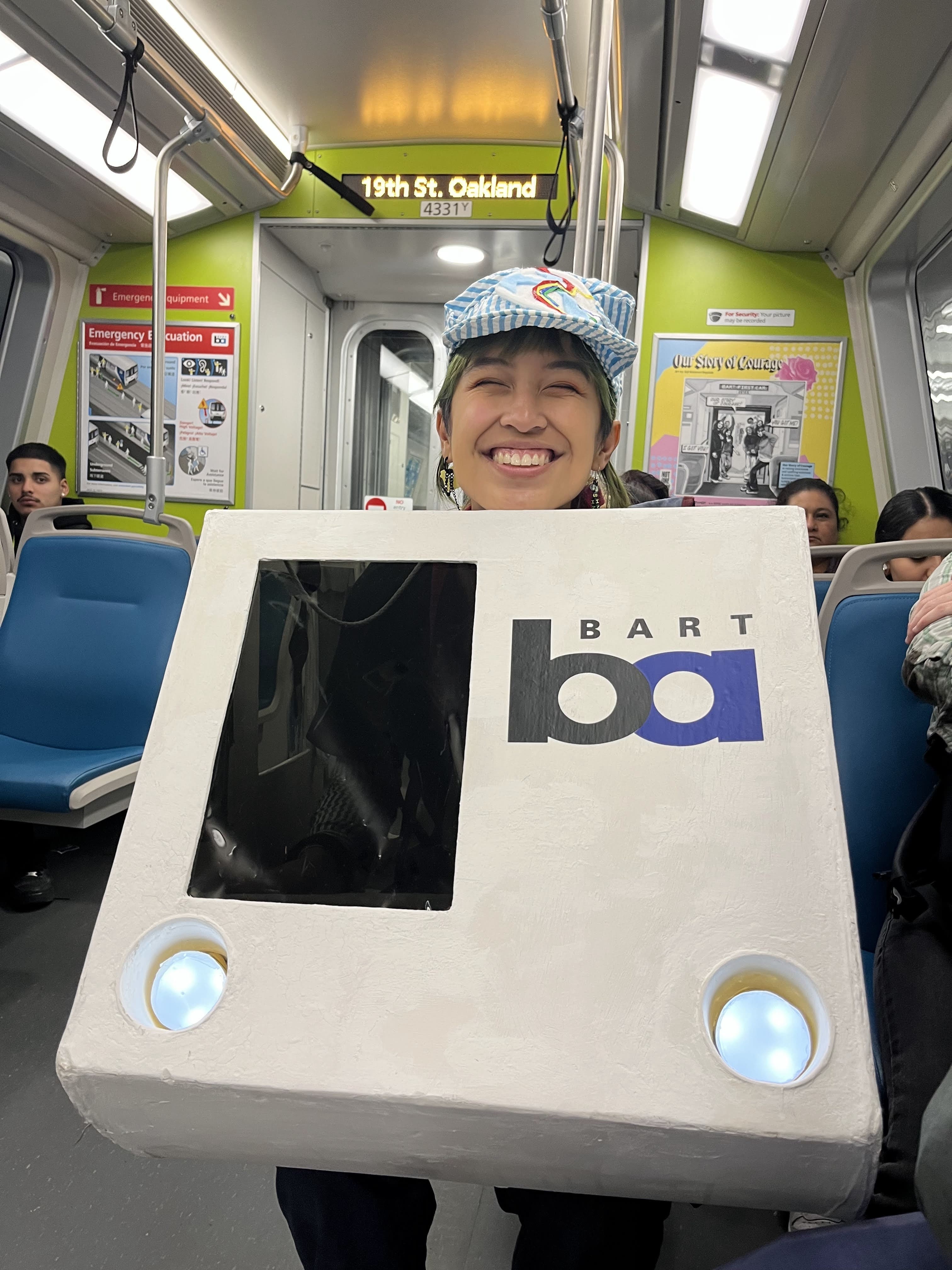 Legacy BART costume detail