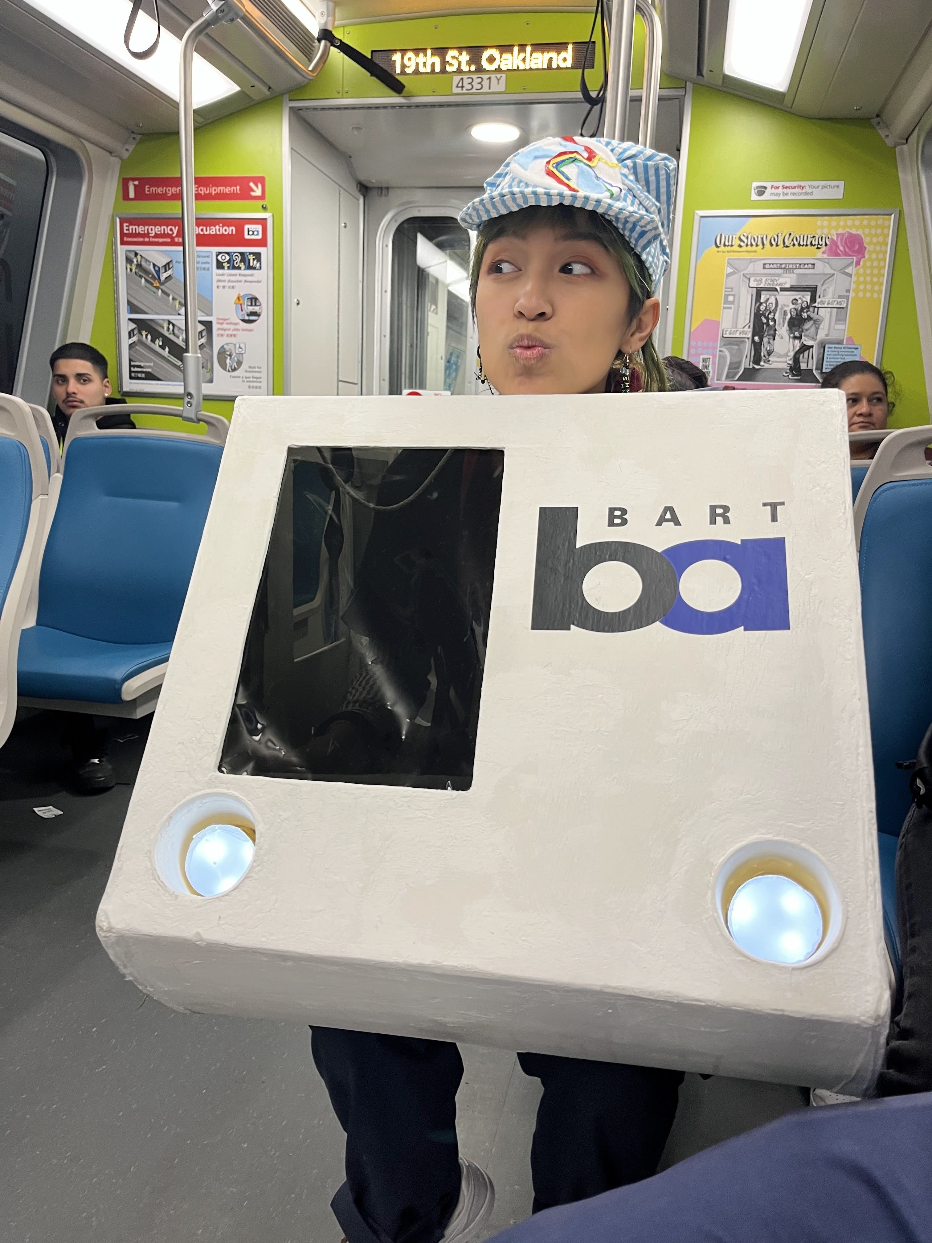 Legacy BART costume detail